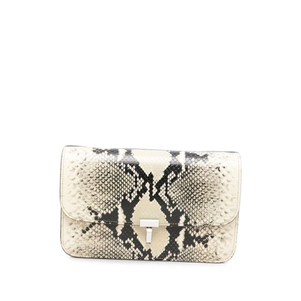 Toteme Women T-Lock Leather Crossbody Bag